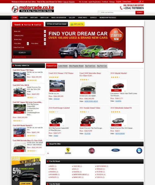 Motorcade E.A Classified Web Portal